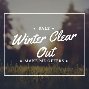 **Clearing out my winter stuff!!